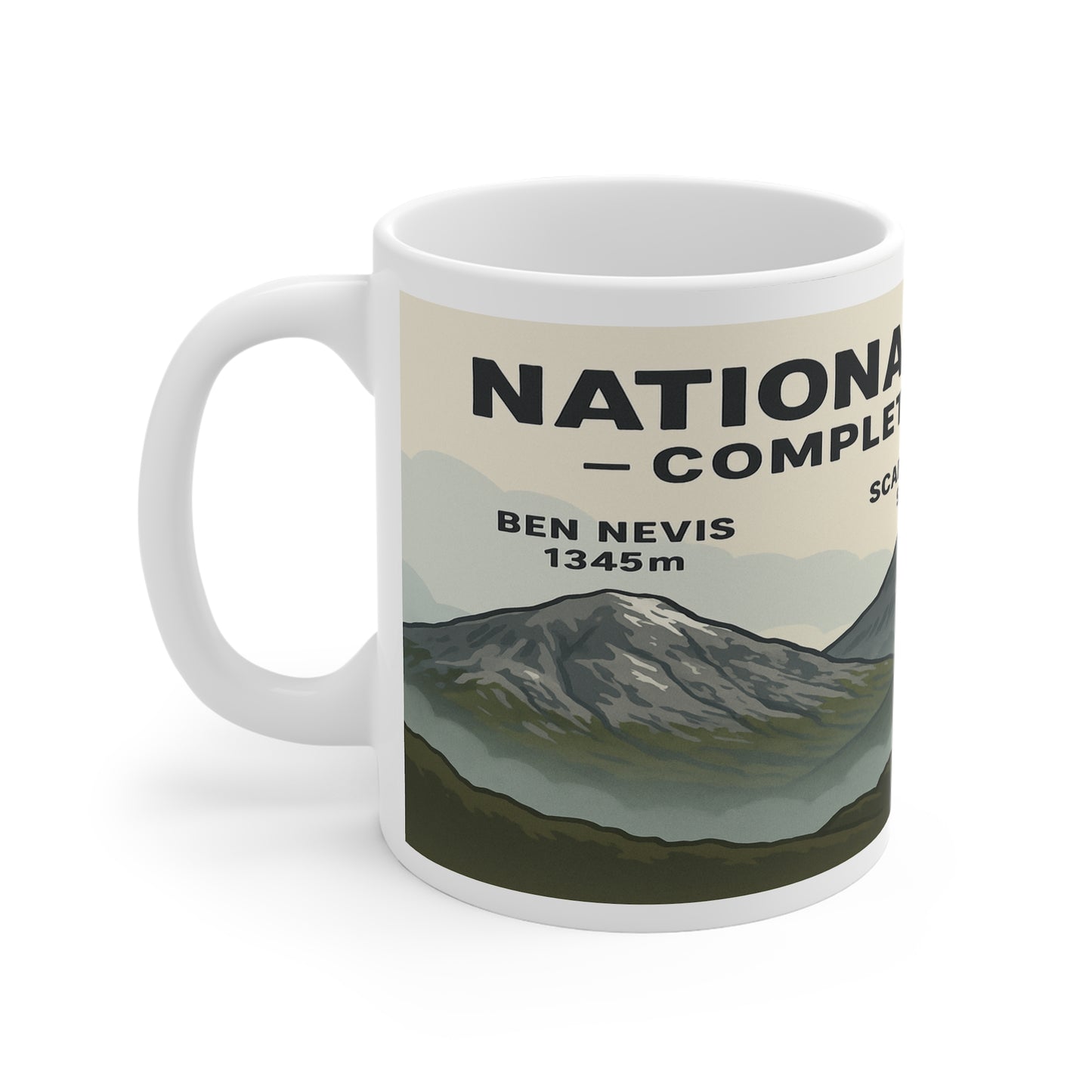 National 3 Peaks – Completed It, Mate Mug For Her - Funny Adventure Cup for Hikers | Outdoor Gift for Nature Lovers and Walkers