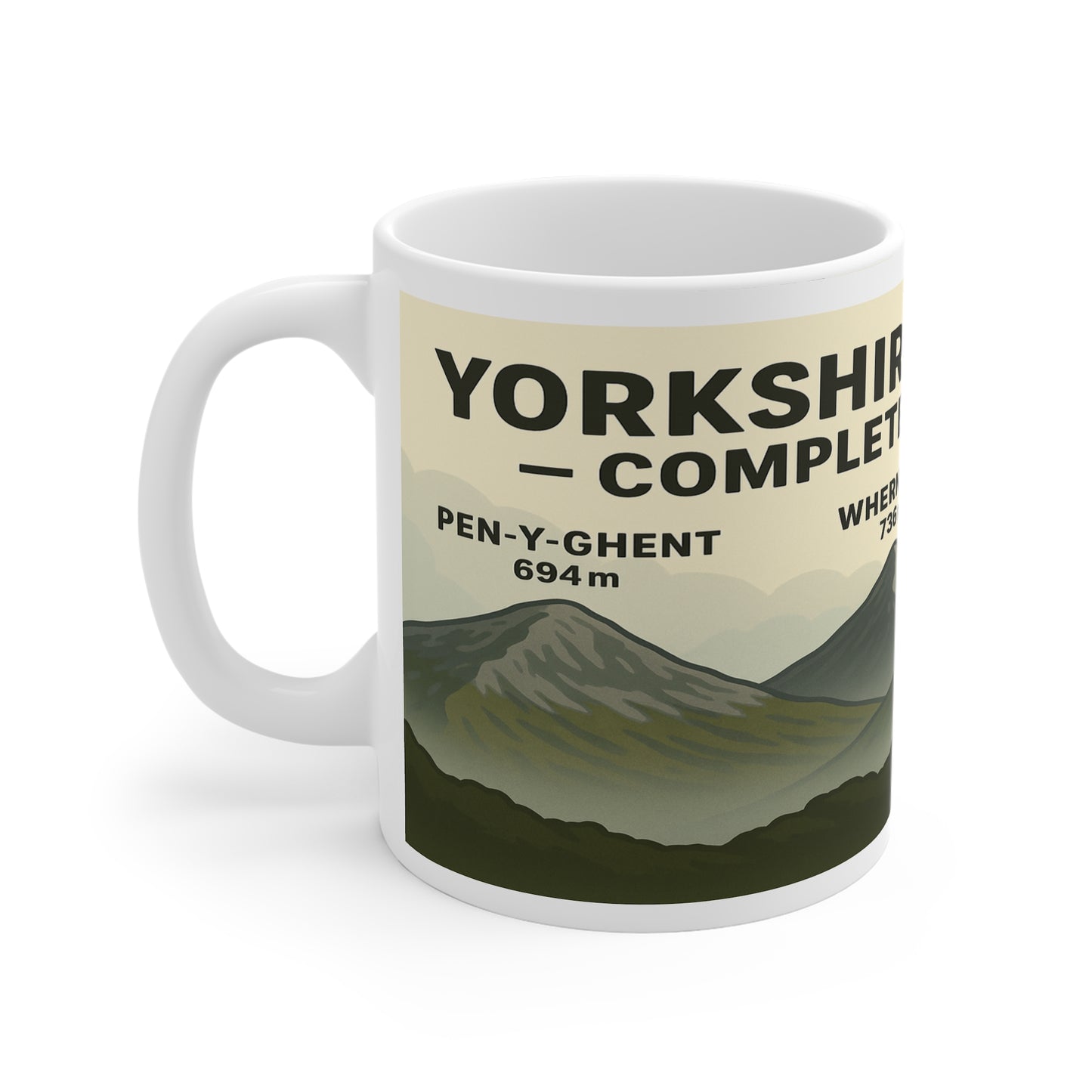 Yorkshire 3 Peaks – Completed It, Mate Mug For Her - Funny Adventure Cup for Hikers | Outdoor Gift for Nature Lovers and Walkers