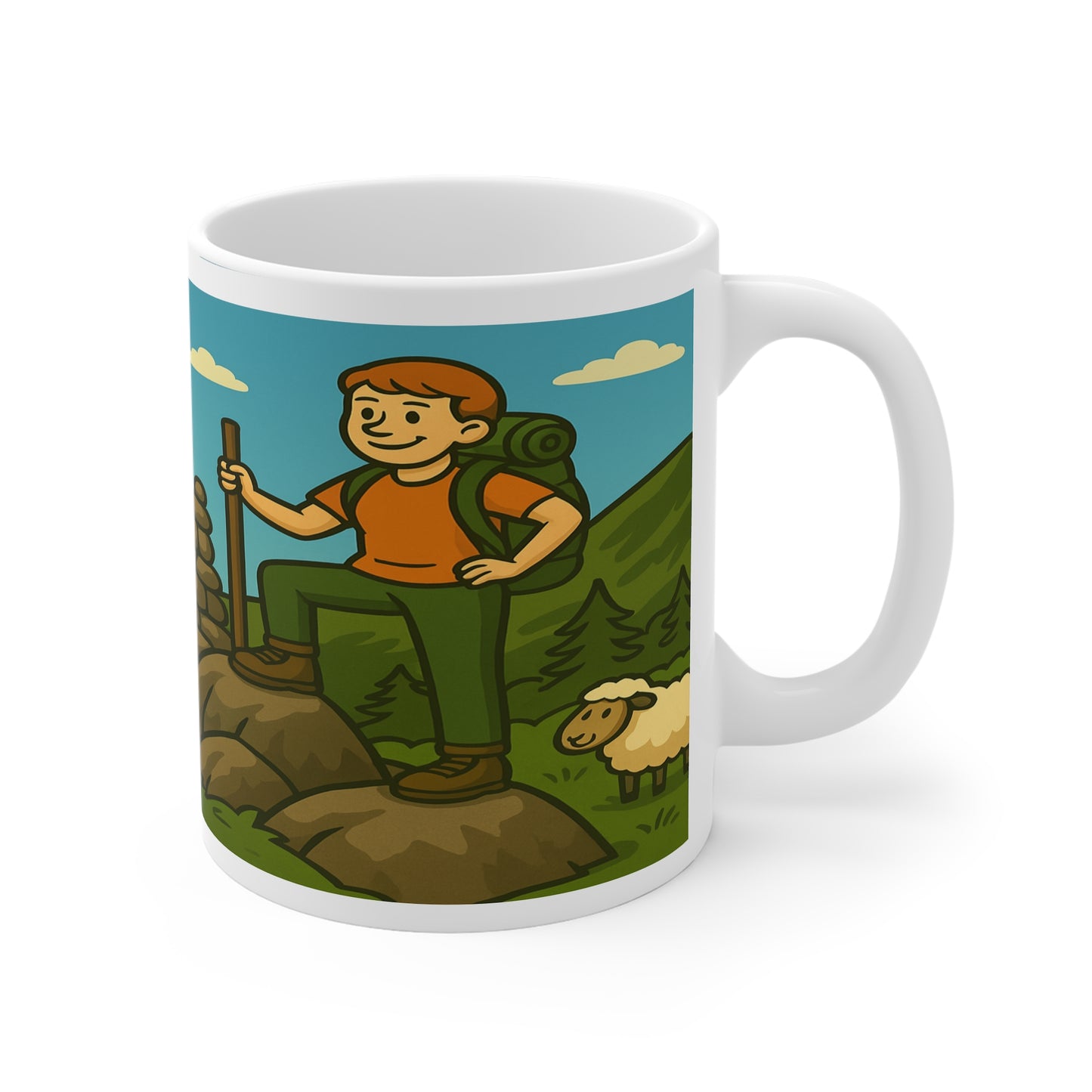 Munros? Completed It Mate Mug - For her - Funny Adventure Cup for Hikers | Outdoor Gift for Nature Lovers and Walkers