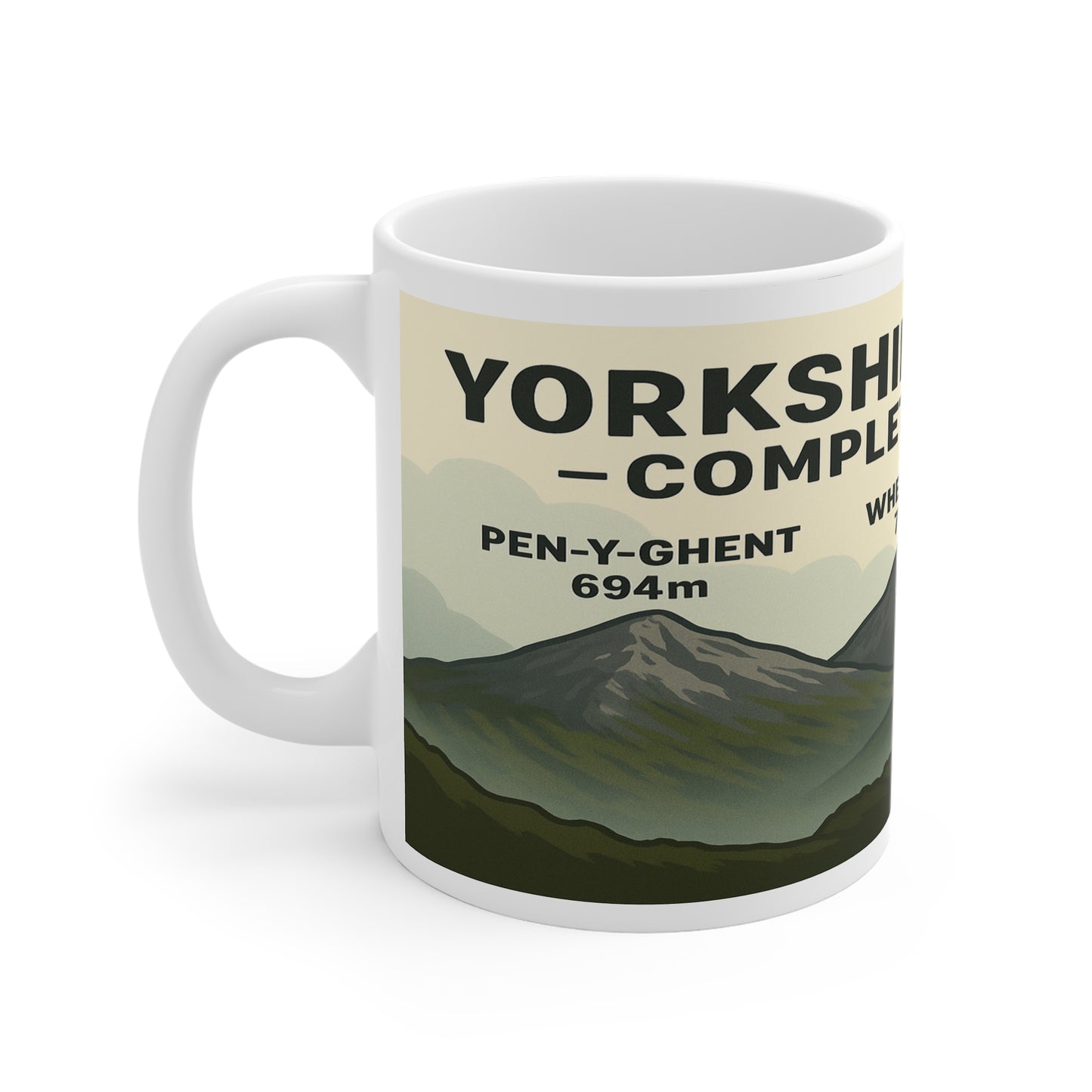 Yorkshire 3 Peaks – Completed It, Mate Mug For Him - Funny Adventure Cup for Hikers | Outdoor Gift for Nature Lovers and Walkers