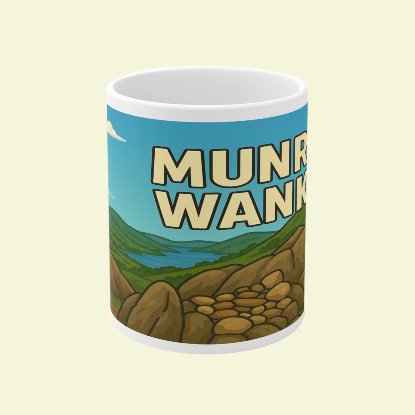 Munro Wanker coffee mug - ceramic style for outdoorsy women
