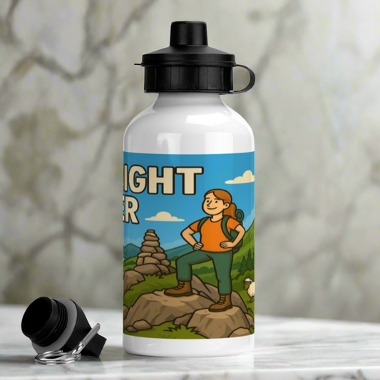 Wainwright Wanker drink bottle 400ml for her - Lake District - The Obese Hiker