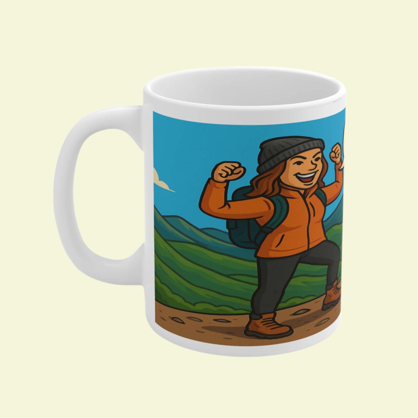 Funny Lake District outdoors ceramic mug for female walkers - Wainwrights Completed It Mate