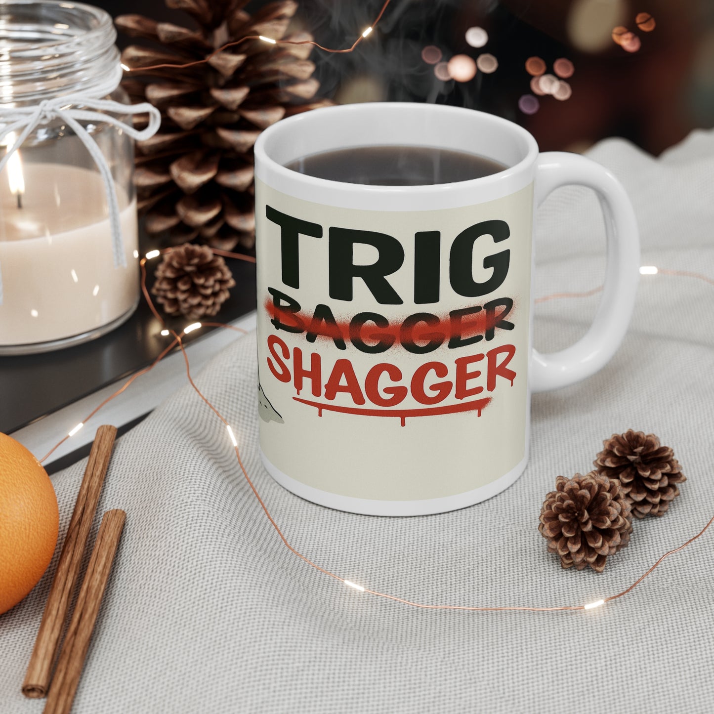 Trig Bagger Mug - For him - Funny Adventure Cup for Hikers | Outdoor Gift for Nature Lovers and Walkers