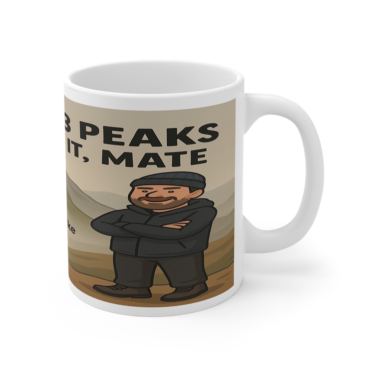 National 3 Peaks – Completed It, Mate Mug For Him - Funny Adventure Cup for Hikers | Outdoor Gift for Nature Lovers and Walkers