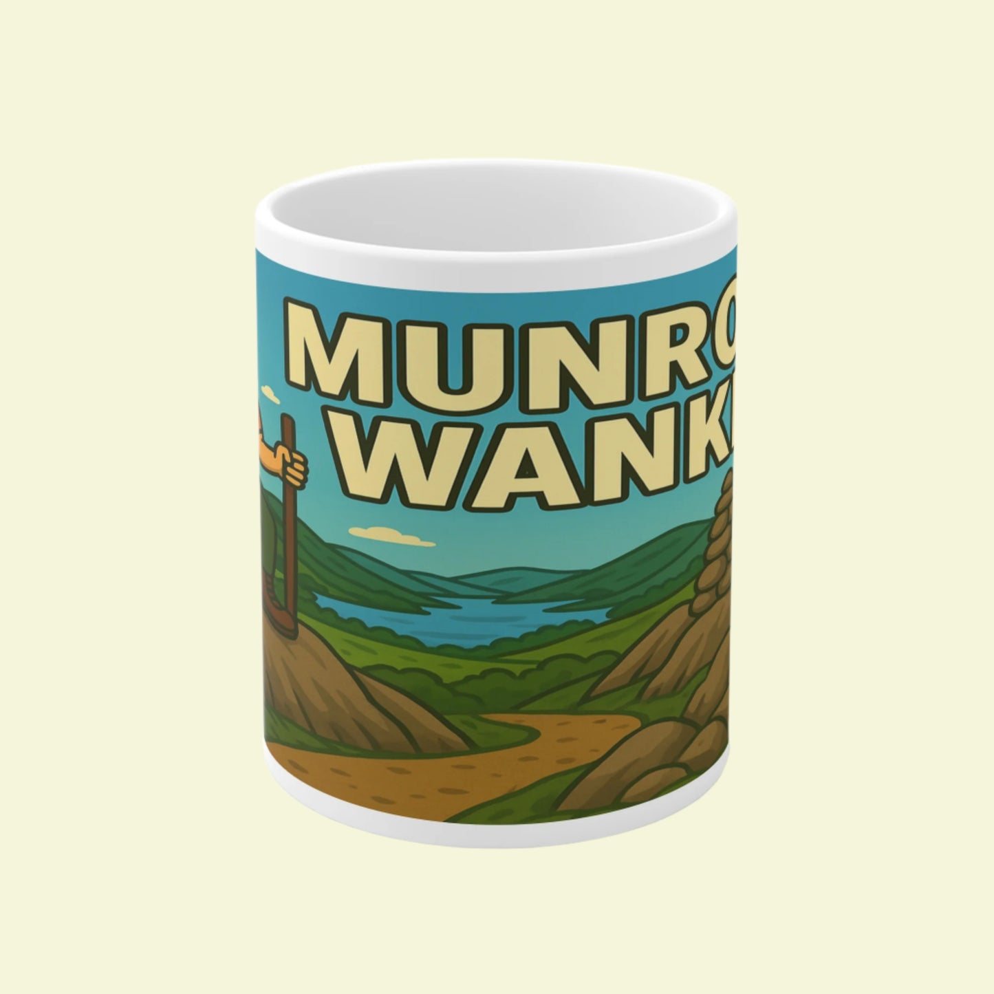 The Obese Hiker ceramic mug - Munro Wanker for him