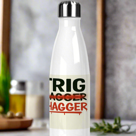 Funny Trig Bagger bottle 500ml for men - hiking gift