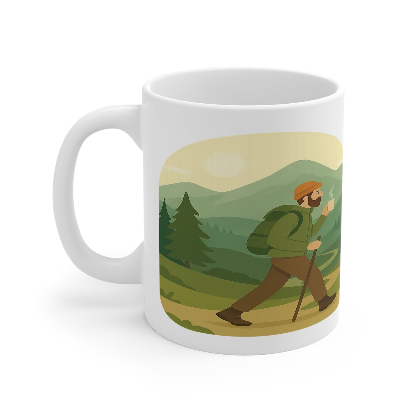 I Hike Better After Coffee - Perfect Gift for Nature Lovers, Hiking, Camping, Relaxation, Coffee Time - 11oz Mug - For Him