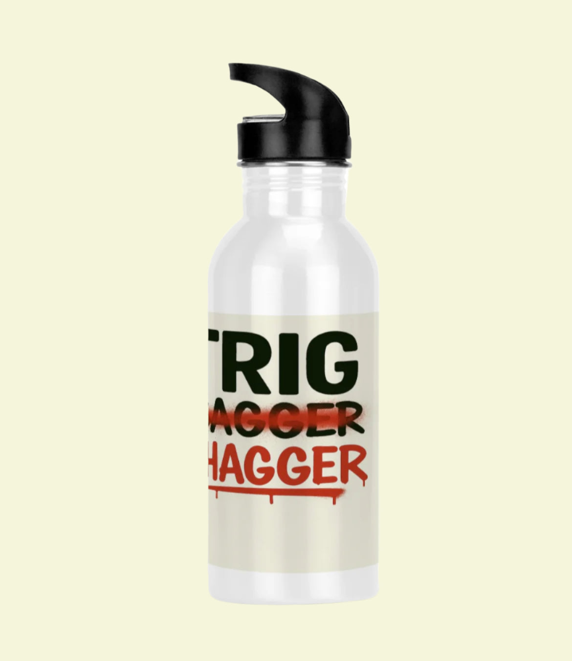 Humorous Trig Bagger drink bottle for him - The Obese Hiker