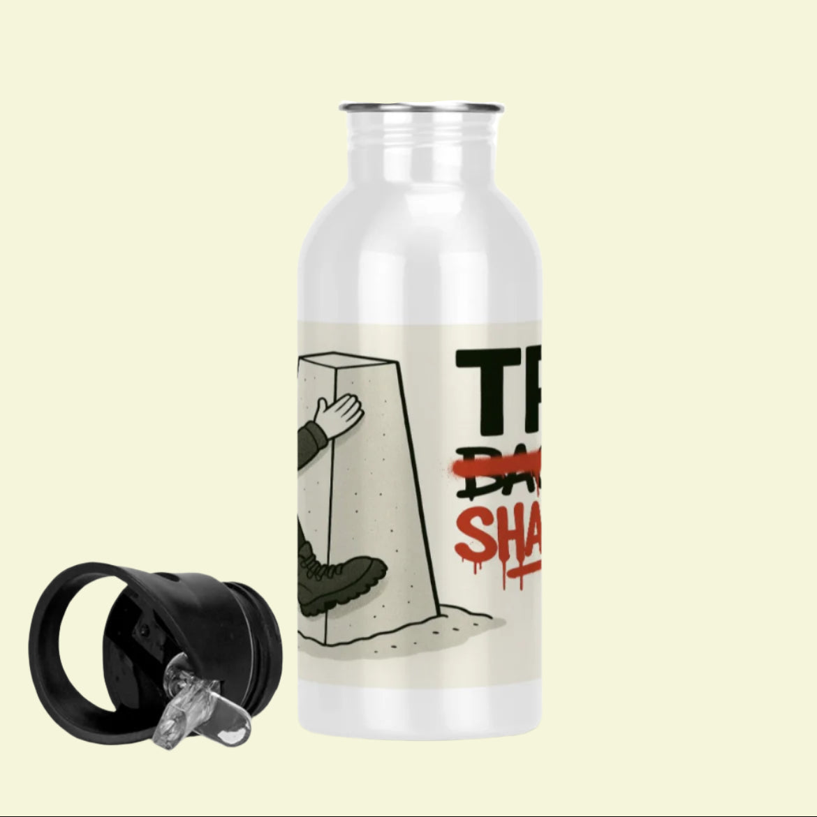 Stainless steel Trig Bagger bottle for her - 600ml hiking