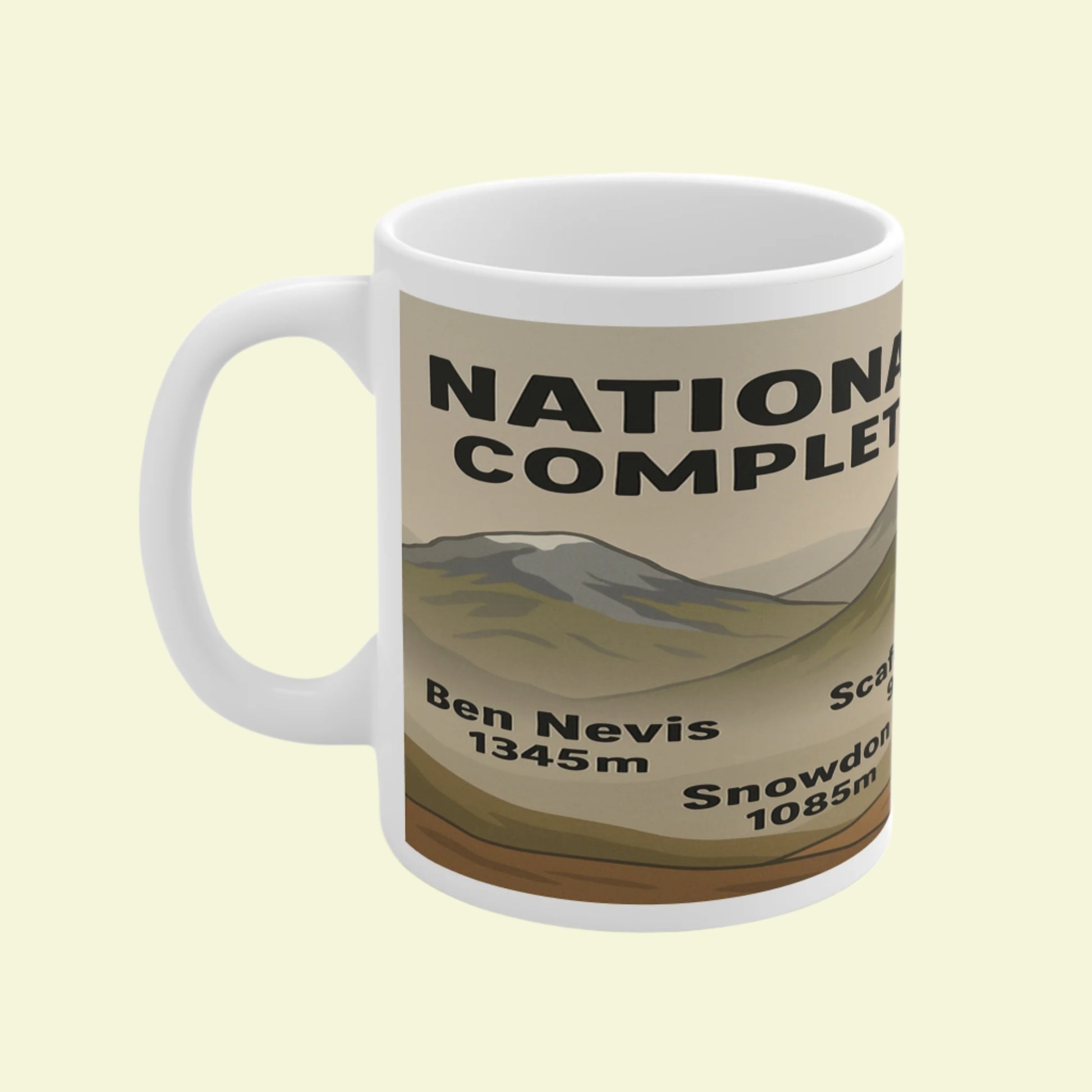 National 3 Peaks Completed It Mate coffee mug - ceramic style for outdoorsy men
