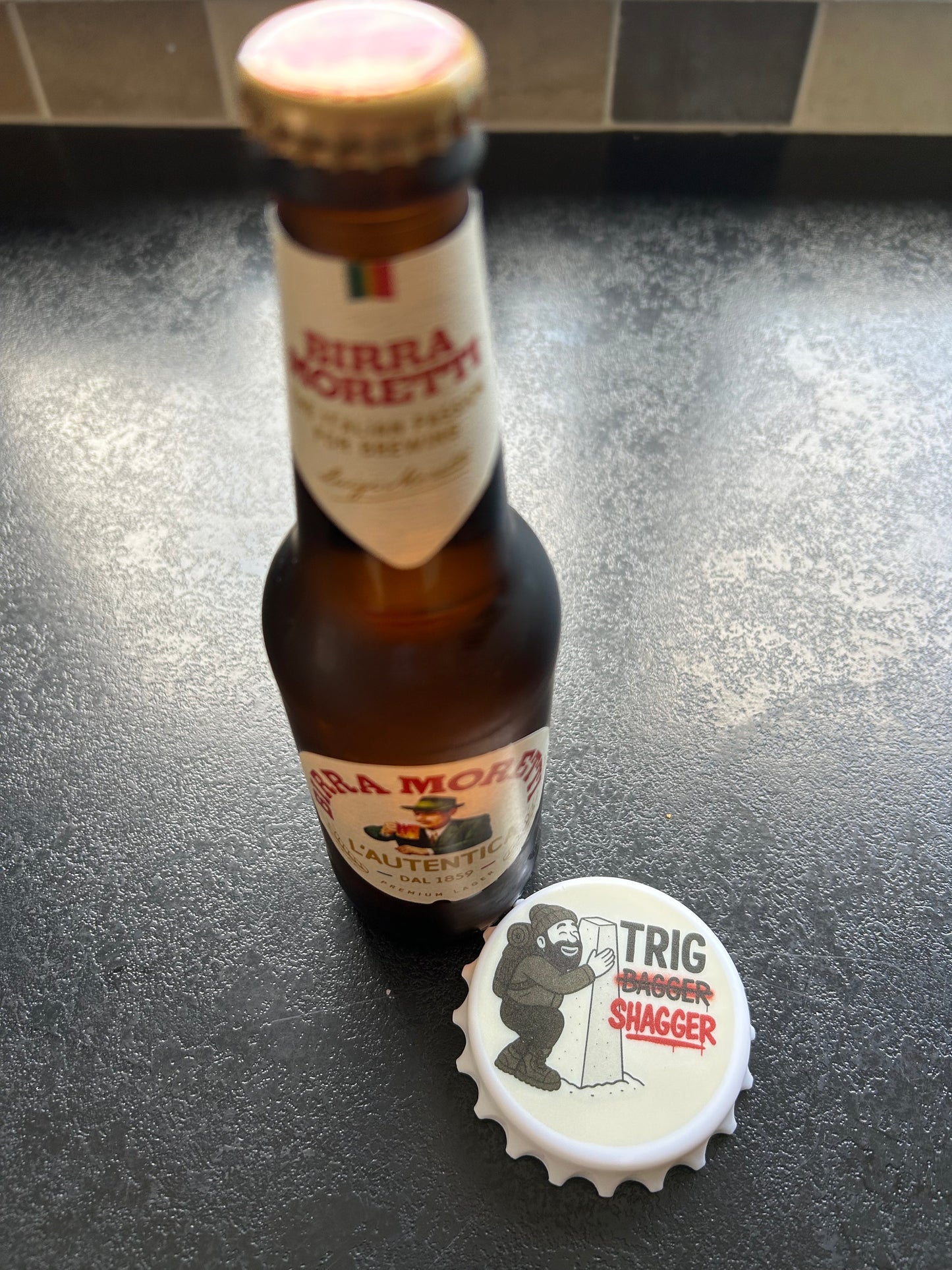 Trig Bagger Bottle Opener - Funny Hiking Gift for Him | Magnetic Beer Opener for Walkers, Campers & Outdoor Lovers