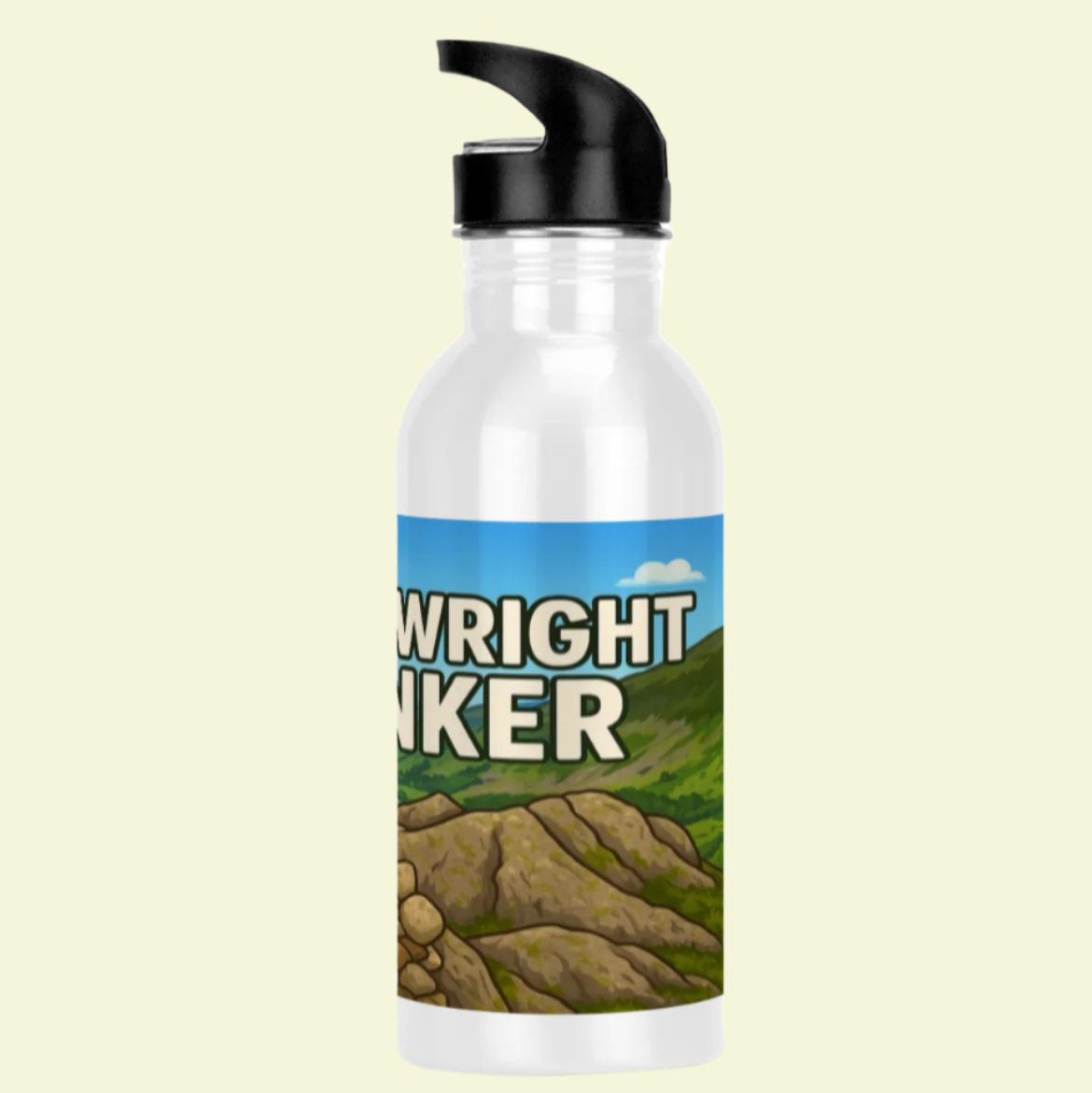 Wainwright Wanker hiking bottle for him - Lake District - 600ml size
