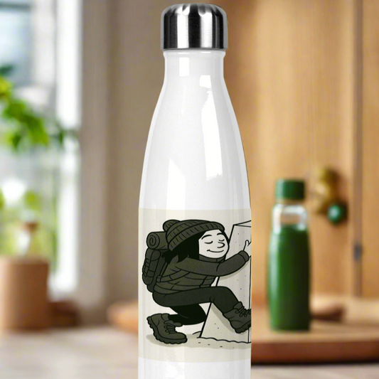 Funny Trig Bagger bottle 500ml for women - hiking gift