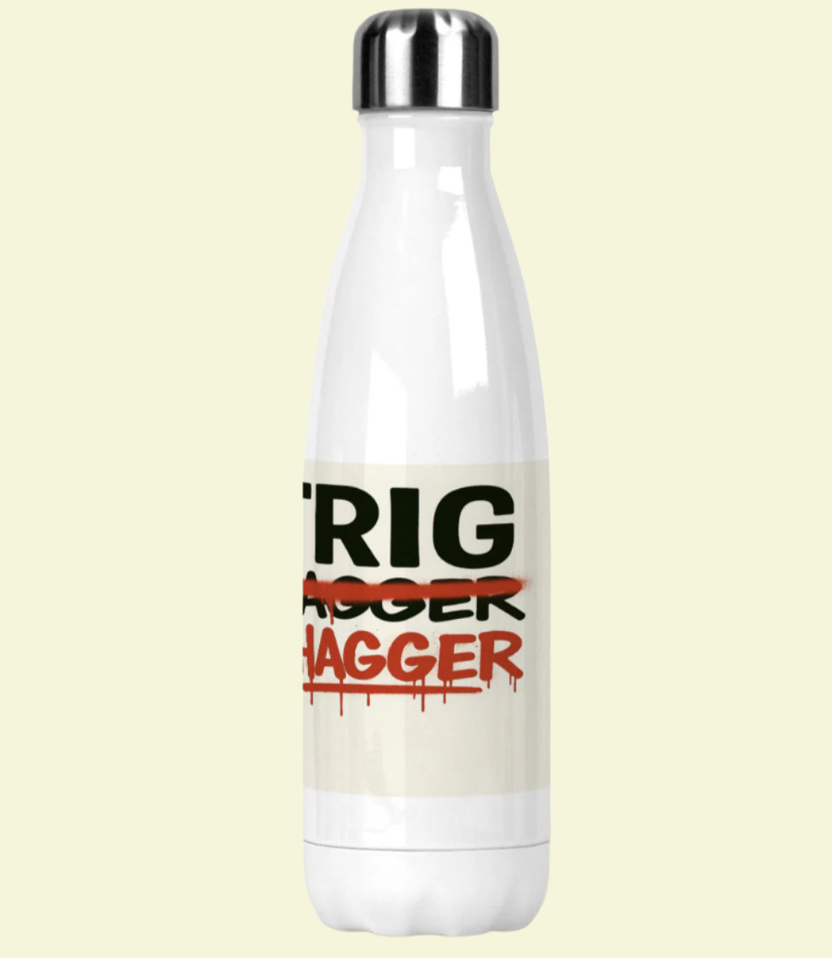 Trig Bagger stainless bottle for her - 500ml funny design