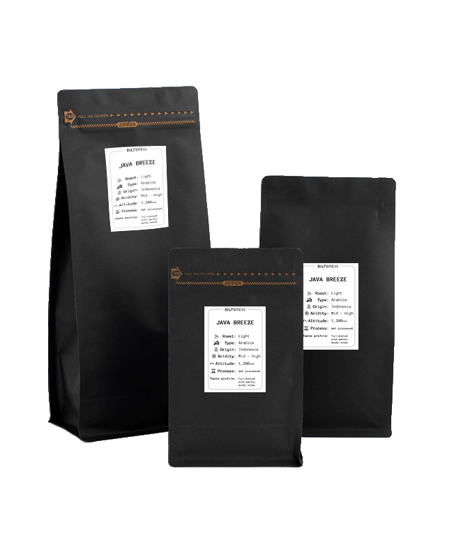 Java Breeze Coffee – Indonesian Light Roast (250g / 500g / 1kg)