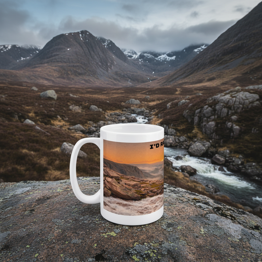 Ceramic Mug 15oz – I'd Rather Be in the Cairngorms for Her | Hiking Gift