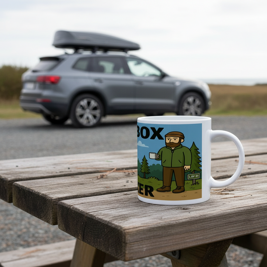 Ceramic Mug 11oz – Tentbox Wanker for Him | Funny Camping Gift