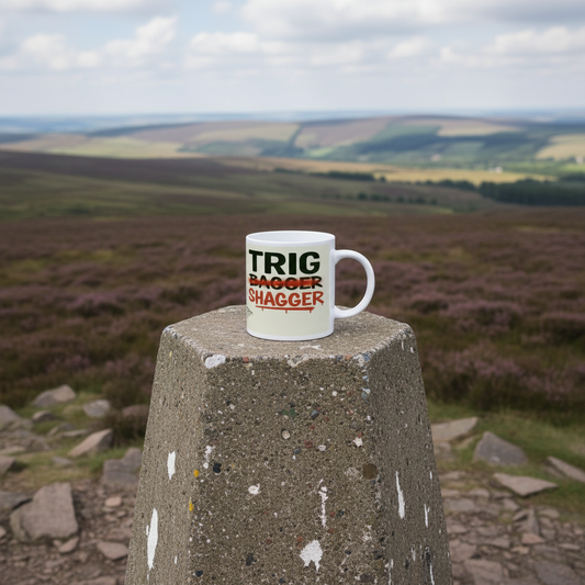 Ceramic Mug 11oz – Trig Shagger for Him | Funny Hiking Gift