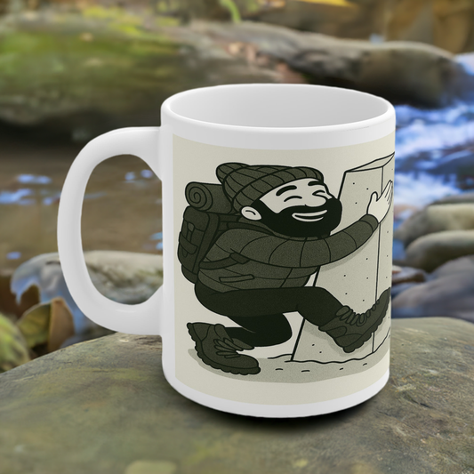 Trig Bagger ceramic mug for him - The Obese Hiker