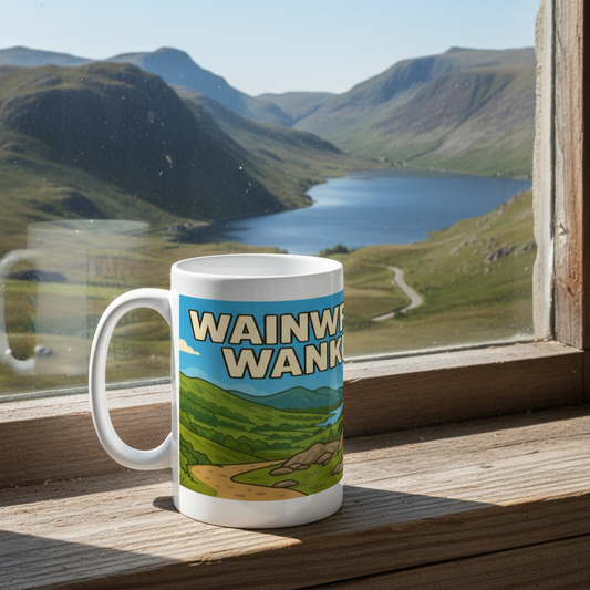Ceramic Mug 15oz – Wainwright Wanker for Her | Lake District Gift
