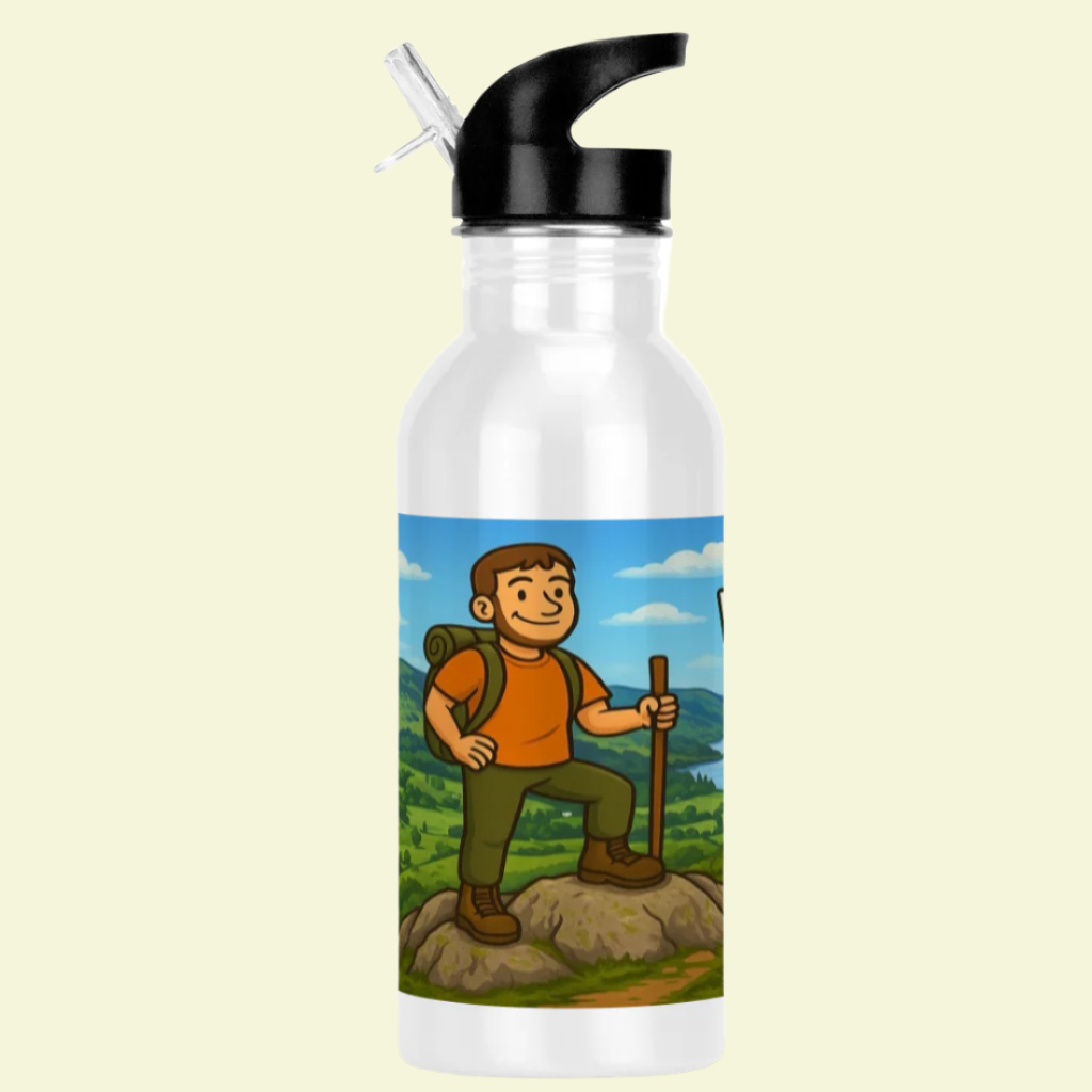 Walking and hiking Lake District bottle for men - Wainwright Wanker 600ml