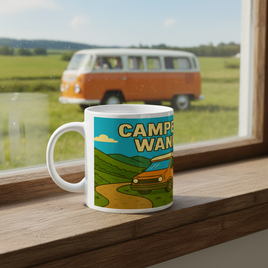 Ceramic Mug 11oz – Campervan Wankers Couple | Funny Camping Gift