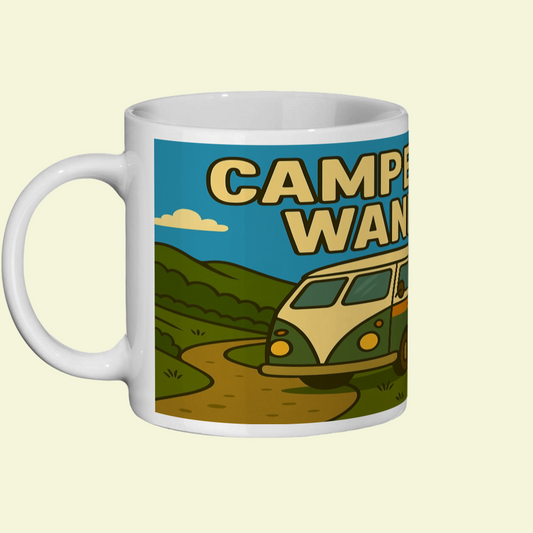 campervan wanker ceramic mug
