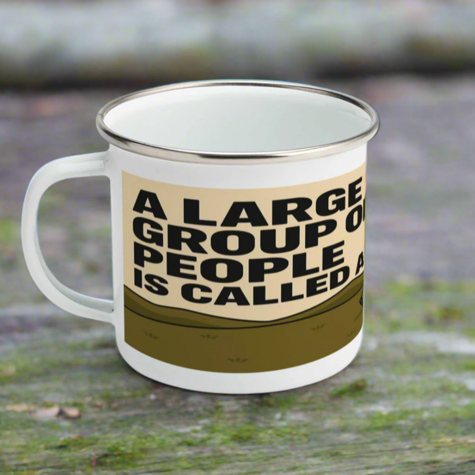 Outdoor mug for men hikers