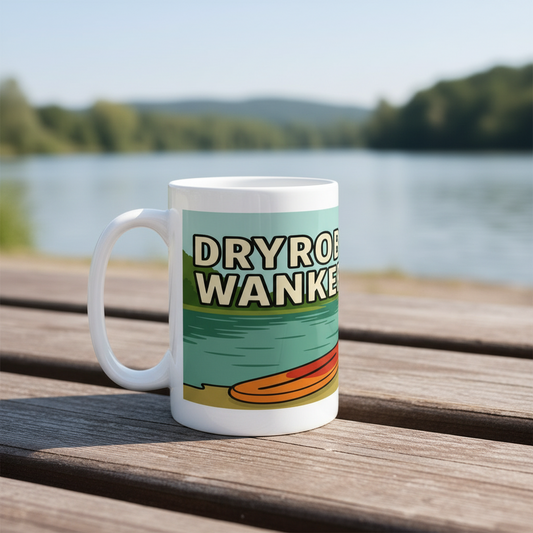 Ceramic Mug 15oz – Dryrobe Wanker for Her | Funny Outdoor Swim Gift