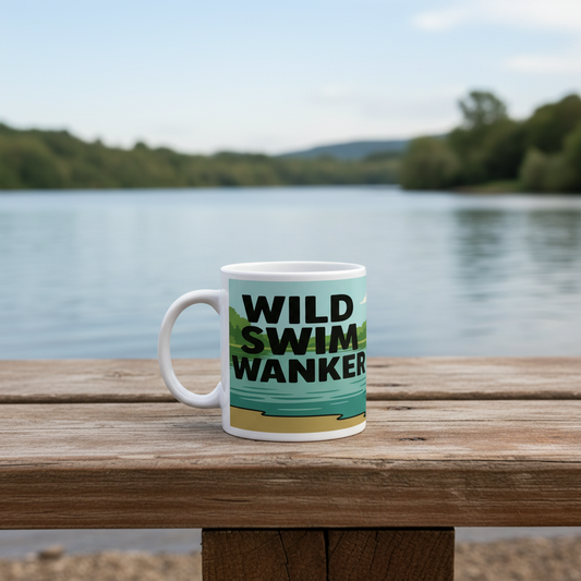 Ceramic Mug 11oz – Wild Swim Wanker for Her | Funny Swimming Gift