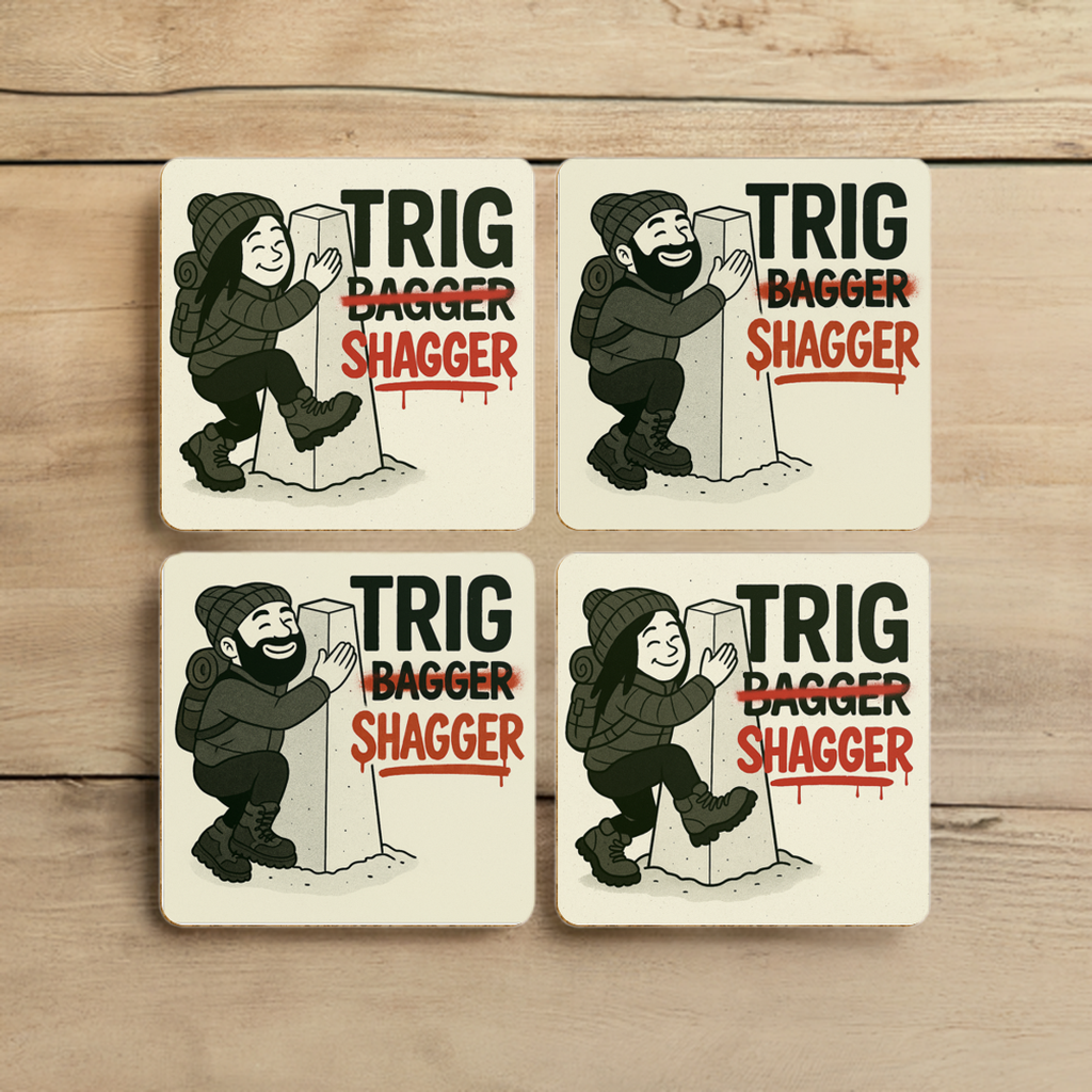 Walking and hiking coaster pack for him and her - Trig Bagger style