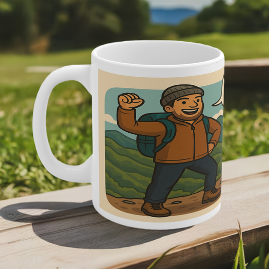 Wainwrights Completed It Mate ceramic Lake District mug for him - The Obese Hiker