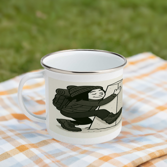 Sarcastic enamel mug for female hill baggers - Trig Bagger