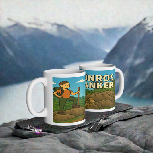 Munro Wanker ceramic mug for her - The Obese Hiker