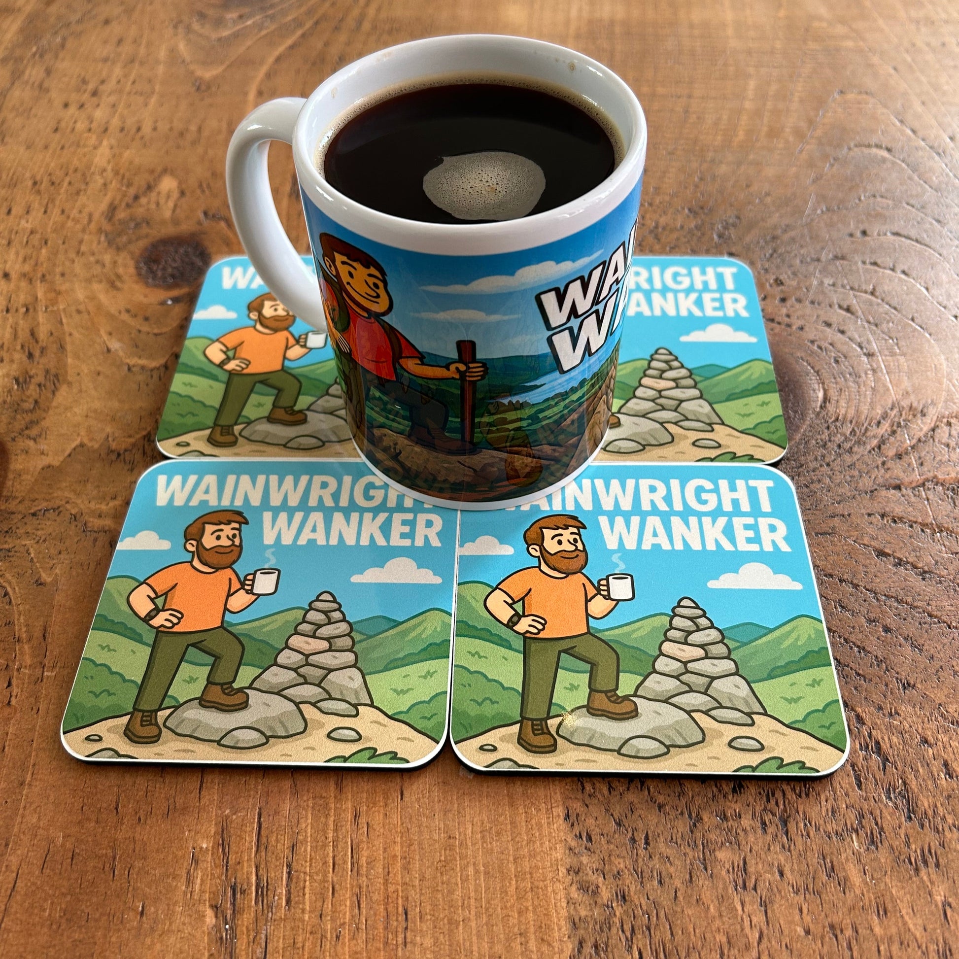 Funny Wainwright hill walker mug - Lake District ceramic design