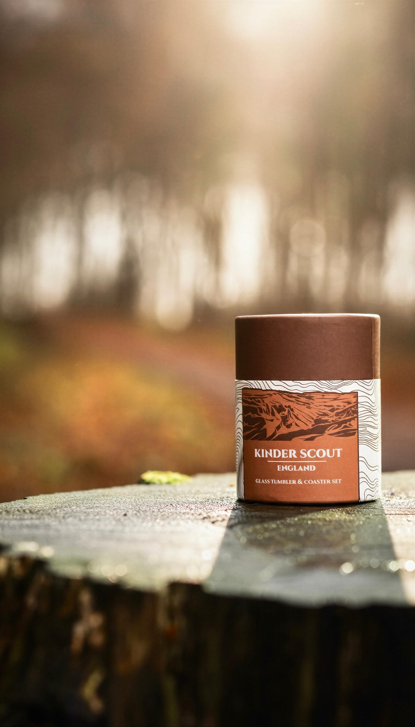 Kinder Scout Whisky Tumbler 300ml | Peak District Gift
