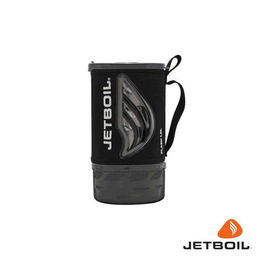 Jetboil Flash 1.0L Fast Boil System (2025) – Lightweight Camping Gas Stove (Carbon Black)