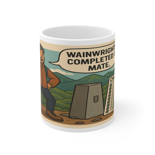 Wainwrights Completed It Mate Mug - For him - Funny Adventure Cup for Hikers | Outdoor Gift for Nature Lovers and Walkers