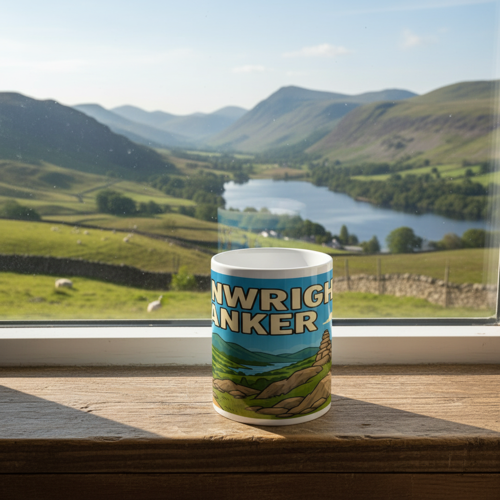 Ceramic Mug 11oz – Wainwright Wanker for Her | Funny Hiking Gift