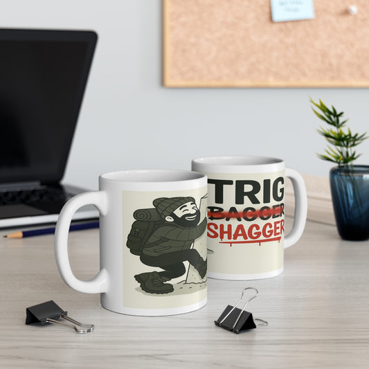 Trig Bagger Mug - For him - Funny Adventure Cup for Hikers | Outdoor Gift for Nature Lovers and Walkers