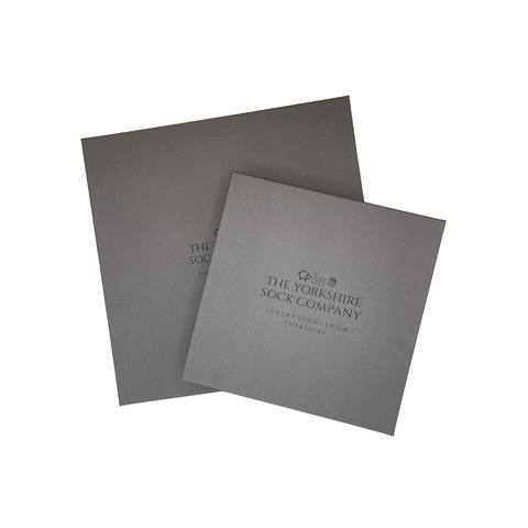 Yorkshire Socks Luxury Gift Box rigid presentation box for 9 pair bundle gift packaging