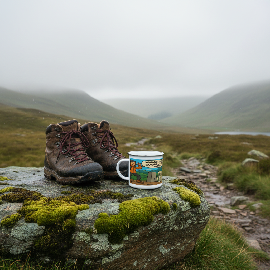 Enamel Mug 12oz – Wainwrights Completed It Mate for Her | Hiking Gift