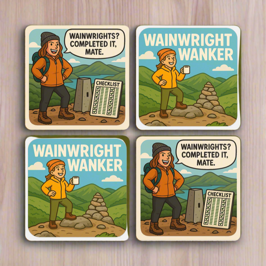 Lake District Coaster for women conquering Wainwrights - Wainwright Wanker
