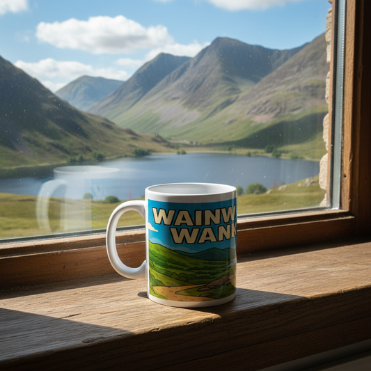 Ceramic Mug 11oz – Wainwright Wanker for Her | Funny Hiking Gift