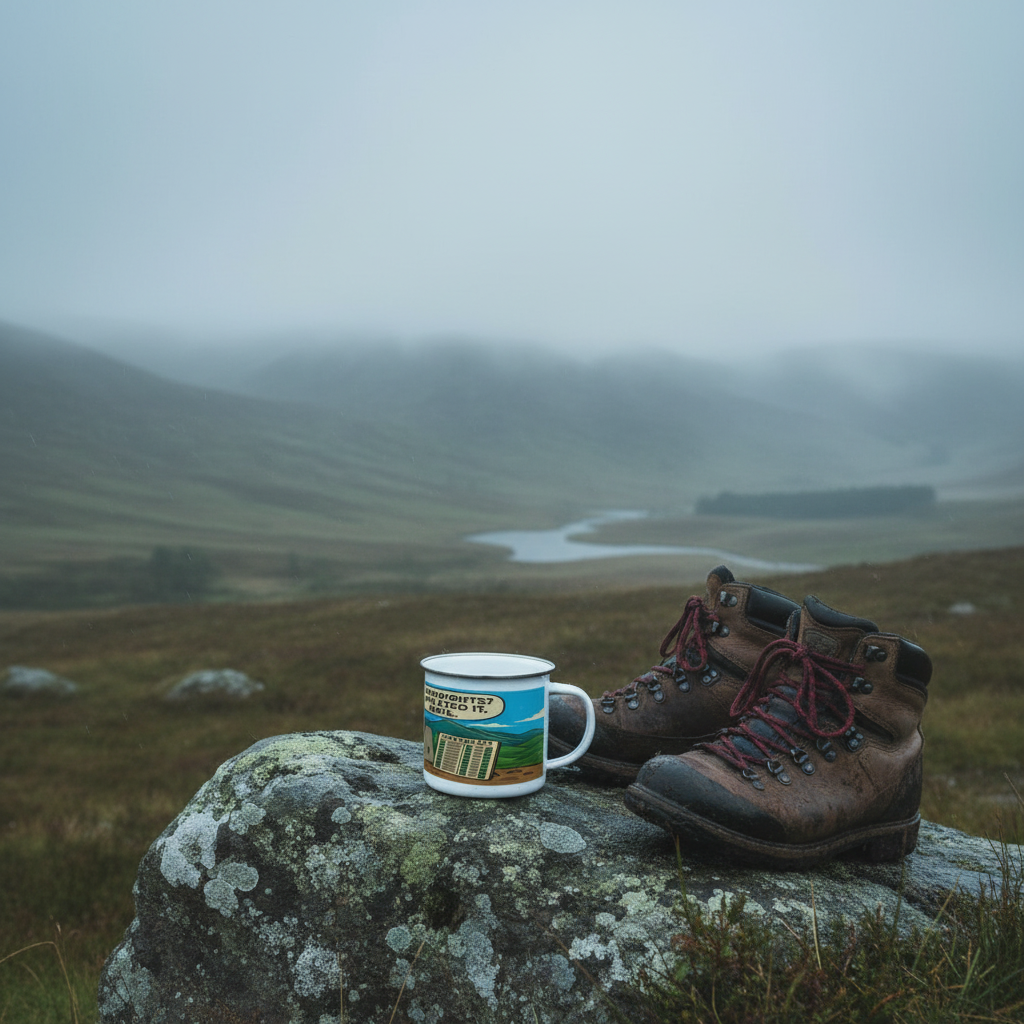 Enamel Mug 12oz – Wainwrights Completed It Mate for Her | Hiking Gift