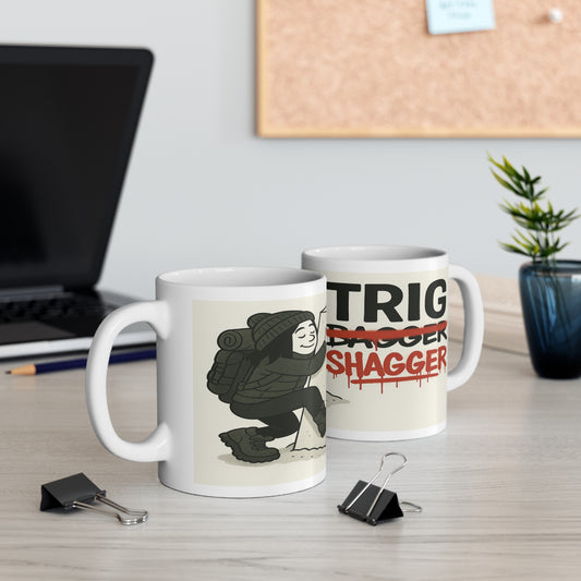 Trig Bagger Mug - For her - Funny Adventure Cup for Hikers | Outdoor Gift for Nature Lovers and Walkers