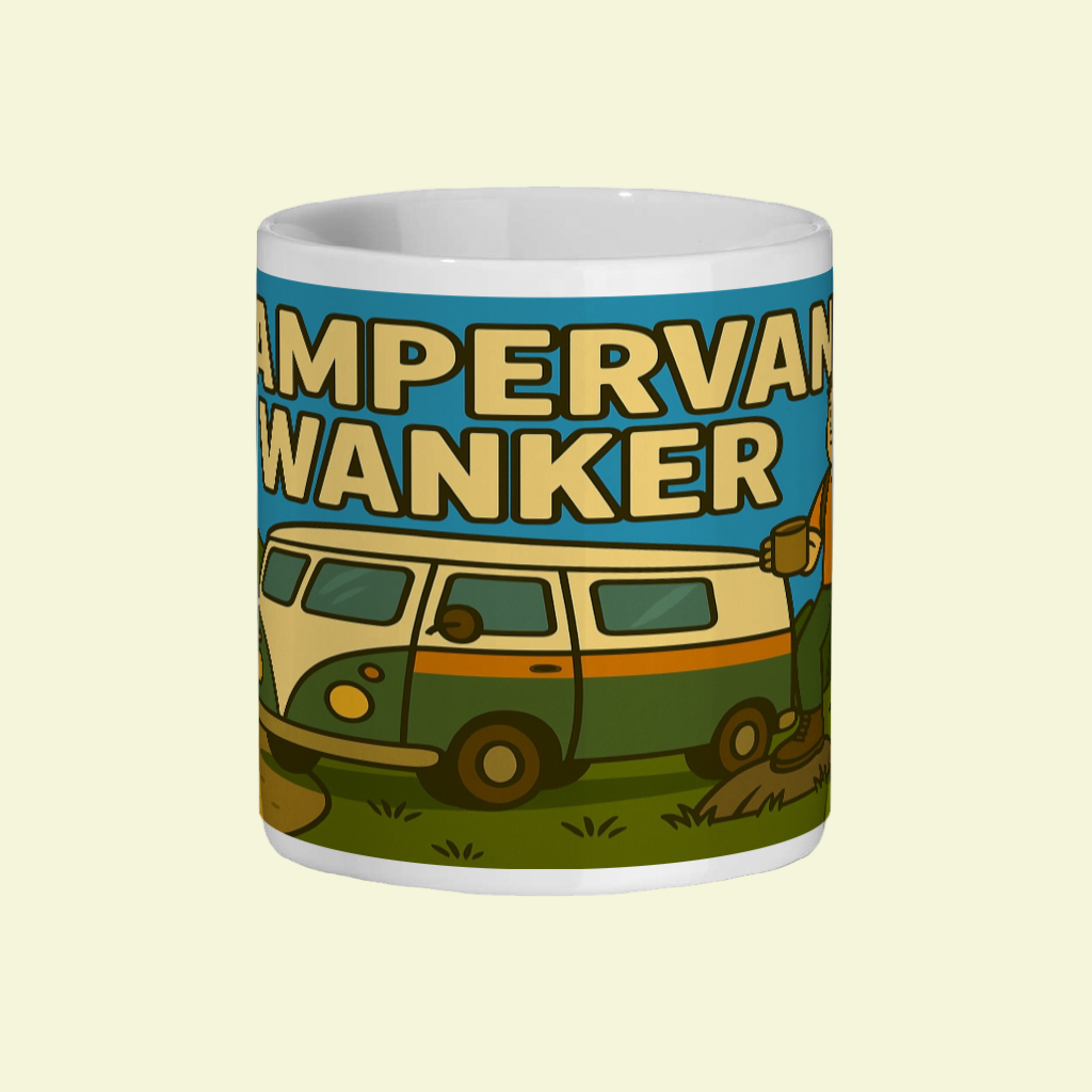 campervan wanker mug