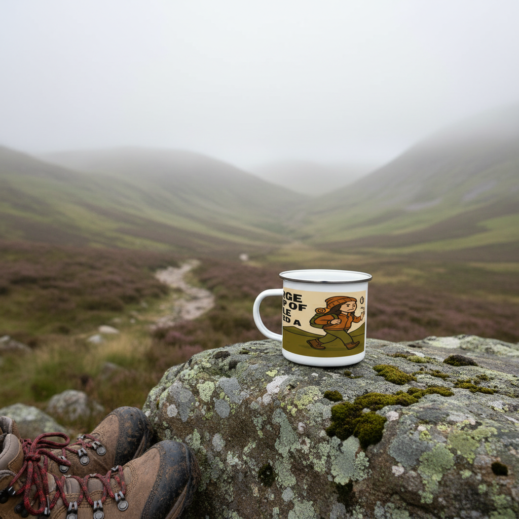 Enamel Mug 12oz – A Large Group of People for Her | Outdoors Gift