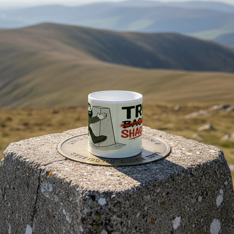 Ceramic Mug 11oz – Trig Shagger for Him | Funny Hiking Gift